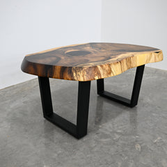 Monkeypod Coffee Table - Hoffer Woodworking