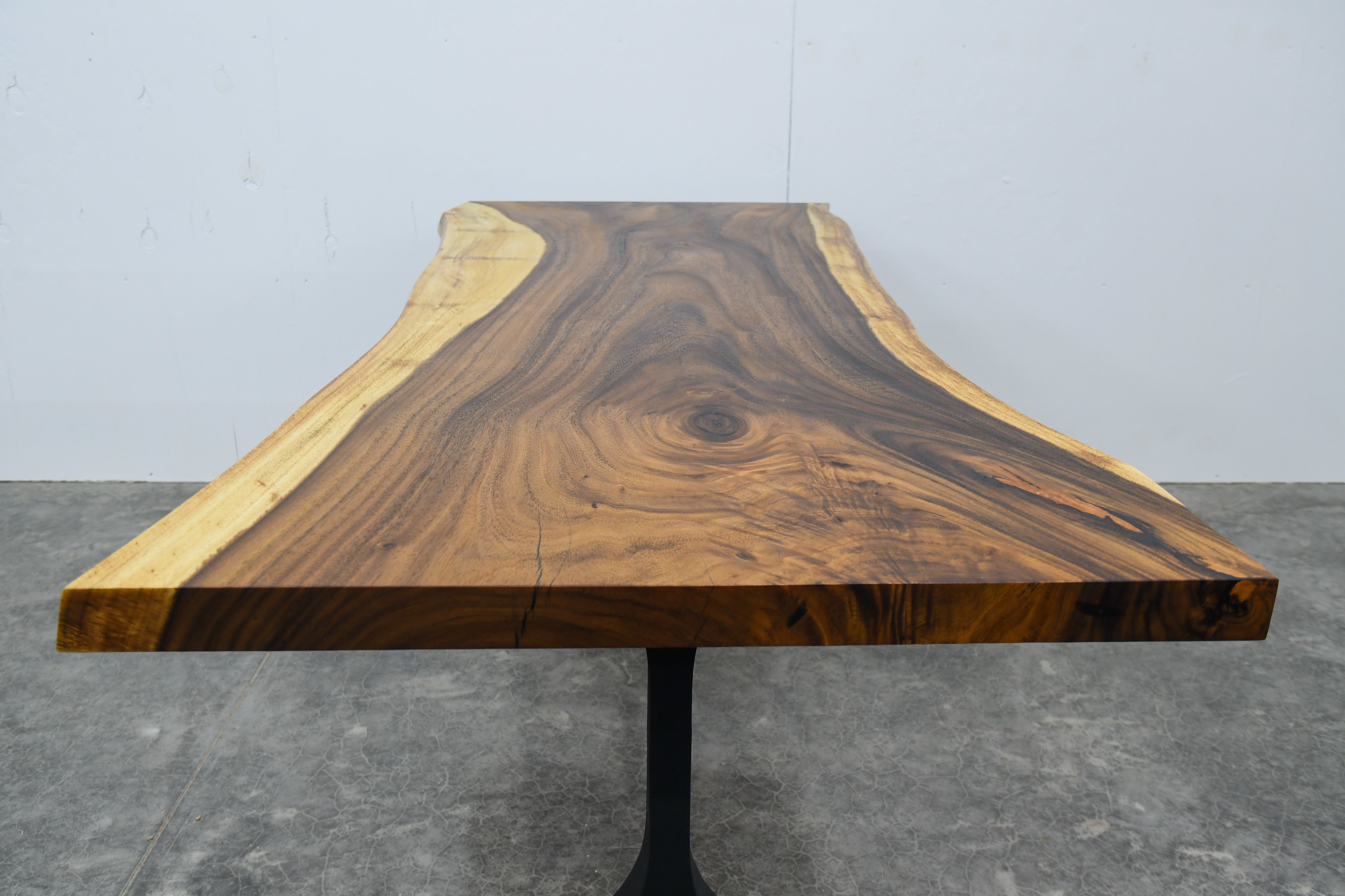 Live Edge Monkeypod Table/Desk - Hoffer Woodworking