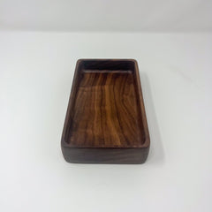 Handmade Walnut Valet Tray - Hoffer Woodworking