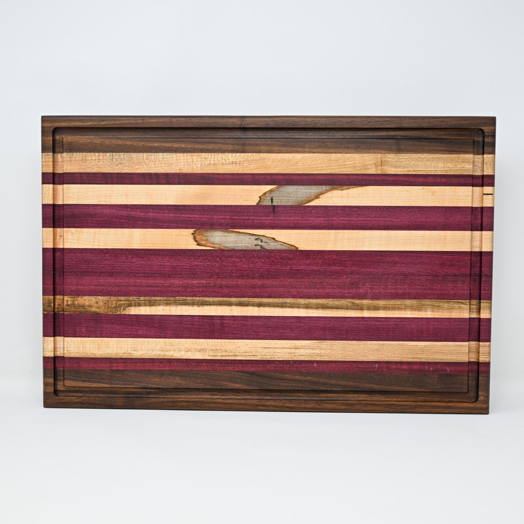 Handmade End Grain Cutting Board Custom Design No. 07 - Hoffer Woodworking