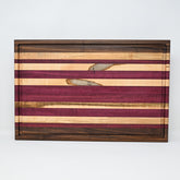 Handmade End Grain Cutting Board Custom Design No. 07 - Hoffer Woodworking