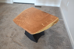 Live Edge Kentucky Coffeetree Side Table