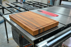 Edge Grain Cutting Board  No. 01 - Hoffer Woodworking